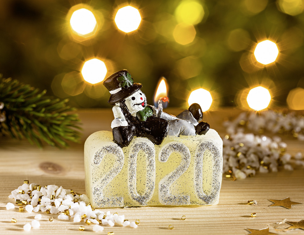 Magnet 3Pagen Novoročná sviečka Kominárik 2020