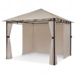 Blumfeldt Mondo, záhradný pavilón, párty stan, Gazebo, 3x3 m, oceľ, polyester