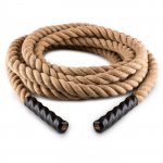 Capital Sports Power Rope, 9m/3,8cm, kyvadlové lano, konope