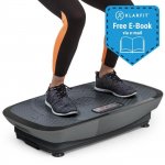 Klarfit Vibe 3DX, vibračná plošina, 2 x 250 W, 3 režimy, 3DX DualMotor, čierna