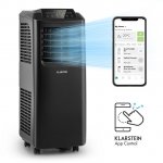 Klarstein Pure Blizzard Smart 7k, mobilná klimatizácia, 7000 BTU/2,1 kW, energetická trieda A, diaľkový ovládač