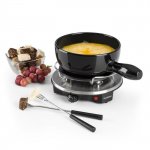 Klarstein Sirloin Raclette s fondue, keramický hrniec, 1200W, čierna farba