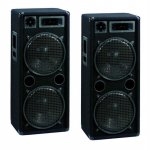 Omnitronic DX 2222, pár DJ PA reproduktorov, 2000 W, 2 poschodia