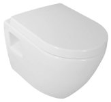 AQUALINE - NERA závesná WC misa, 35,5x50 cm, biela NS952