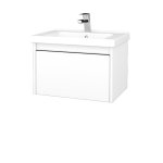 Dreja - Kúpeľňová skrinka BONO SZZ 65 (umývadlo Harmonia) - N01 Biela lesk / Úchytka T33 / N01 Biela lesk 204037J