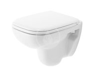 DURAVIT - D-Code Závesné WC, alpská biela 22110900002