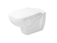 DURAVIT - D-Code Závesné WC s doskou SoftClose, alpská biela 45350900A1