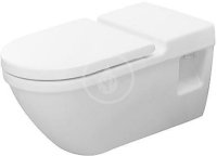 DURAVIT - Starck 3 Závesné WC, bezbariérové, biela 2203090000