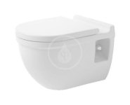 DURAVIT - Starck 3 Závesné WC, s HygieneGlaze, biela 2215092000