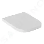 GEBERIT - Selnova Square WC sedadlo, duroplast, biela 501.555.01.1