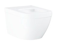 GROHE - Euro Ceramic Závesné WC, rimless, PureGuard, Triple Vortex, alpská biela 3932800H