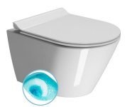 GSI - KUBE X závesná WC misa, Swirlflush, 50x36 cm, biela ExtraGlaze 941611