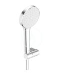 HANSA - Activejet Set sprchovej hlavice, 1 prúd, držiaka a hadice, svetle sivá/chróm 84380113