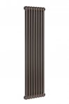 HOPA - Kúpeľňový radiátor TUBUS 2 - Farba radiátora - Čierna, Rozmer radiátora - 349 × 1500 mm, výkon 786 W, Typ pripojenia - Stredové 50 mm RADTUB21500731S