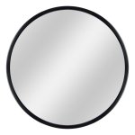 HOPA - Zrcadlo bez osvětlení HALLE BLACK - Průměr - 70 cm, Rozměr B - 2.5 cm OLNZHAL7025B