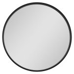 HOPA - Zrcadlo bez osvětlení REISA BLACK - Průměr - 80 cm OLNZREI80B