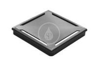 I-Drain - Drain - Drain - Square Rošt Star 150x150 mm, pre podlahovú vpusť, dvojstranné vyhotovenie IDROSQ0150U