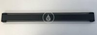 I-Drain - Plano Sprchový rošt z nehrdzavejúcej ocele, dĺžka 600 mm, matná čierna IDRO0600AZ