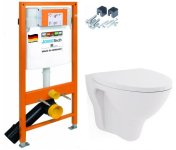 JOMOTech modul pre závesné WC bez sedátka + WC CERSANIT ARES + SEDADLO 174-91100700-00 AR1