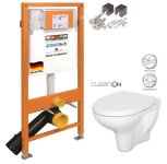 JOMOTech modul pre závesné WC bez sedátka + WC CERSANIT ARTECO CLEANON + SEDADLO 174-91100700-00 AT1