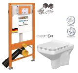 JOMOTech modul pre závesné WC bez sedátka + WC CERSANIT CLEANON COMO + SEDADLO 174-91100700-00 CO1