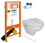 JOMOTech modul pre závesné WC bez sedátka + WC JIKA LYRA PLUS 49 + SEDADLO duraplastu 174-91100700-00 LY3
