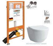 JOMOTech modul pre závesné WC bez sedátka + WC LAUFEN PRO RIMLESS + SEDADLO 174-91100700-00 LP1