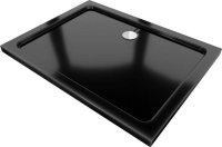 MEXEN - Flat Sprchová vanička obdĺžniková slim 110 x 100 cm, čierna 40701011