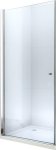 MEXEN - Pretoria sprchové dvere krídlové 70 cm, transparent, chróm sa stenovým profilom 852-070-000-01-00