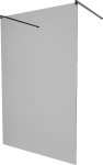MEXEN/S - KIOTO samostatne stojaca sprchová zástena 110 x 200 cm, grafit, čierna 800-110-002-70-40
