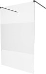 MEXEN/S - Kyoto samostatne stojaca sprchová zástena 110 x 200 cm, transparent/matné sklo 8 mm, čierna 800-110-002-70-35