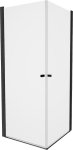 MEXEN/S - PRETORIA duo sprchovací kút 70 x 70 cm, transparent, čierny 852-070-070-70-00-02