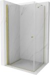 MEXEN/S - Pretória sprchovací kút 100x70 cm, transparent, zlatá 852-100-070-50-00