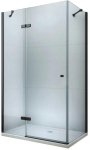 MEXEN/S - ROMA sprchovací kút 70x100 cm, transparent, čierna 854-070-100-70-00