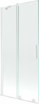 MEXEN/S - Velar Dvojkrídlová posuvná vaňová zástena 90 x 150 cm, transparent, biela 896-090-000-01-20