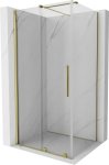 MEXEN/S - Velár sprchovací kút 110 x 70 cm, transparent, zlatá 871-110-070-01-50