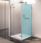 POLYSAN - FORTIS EDGE sprchové dvere bez profilu 1000mm, číre sklo, ľavé FL1210L