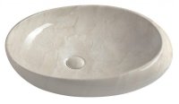 SAPHO - DALMA keramické umývadlo 68x16,5x44 cm, marfil MM327