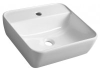 SAPHO - TUJE keramické umývadlo 46x42 cm, biela TU0217