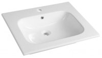 SAPHO - VIOLA 61 keramické umývadlo nábytkové 61x51,5cm, biela 42061
