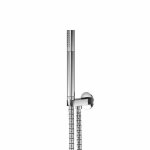 STEINBERG - Sprchová súprava, chróm (držiak ručnej sprchy s prívodom vody, ručná sprcha, kovová hadica) 170 1670