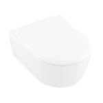 VILLEROY & BOCH - Avento Závesné WC s doskou SoftClosing, DirectFlush, CeramicPlus, alpská biela 5656RSR1