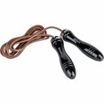 Fitforce JUMPROPE LEATHER  275 - Kožené švihadlo