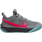 Nike TEAM HUSTLE D9 sivá 5.5Y - Detská basketbalová obuv