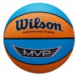 Wilson MVP MINI RBR BSKT Mini basketbalová lopta, modrá,oranžová,čierna, veľkosť