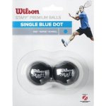 Wilson STAFF SQUASH 2 BALL BLU DOT - Squashová loptička