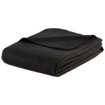 Fleecová deka Felicity, 140/200cm, čierna