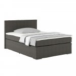 Posteľ Boxspring Nero Pl: 140/200cm, Tmavohnedá