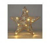   1V240 - LED Vianočná dekorácia 14xLED/2xAA hviezda 