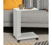 Adore Furniture Odkladací stolík 65x35 cm biela 